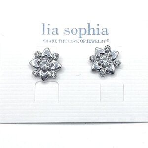 BABY'S BREATH Retired lia sophia post earrings
